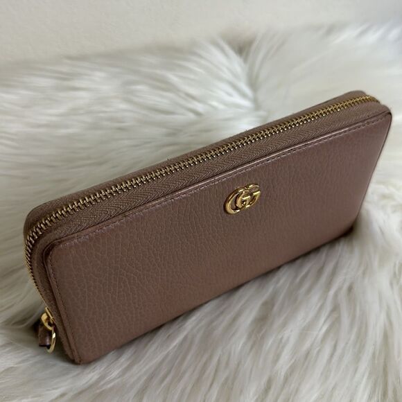 💯Authentic Gucci Marmont Zipped Around Long Wallet🍀 - Picture 3 of 17
